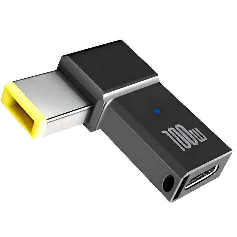 USB to DC Tip Adapter, 100W PD Power ThinkPad Laptop Charging Cable