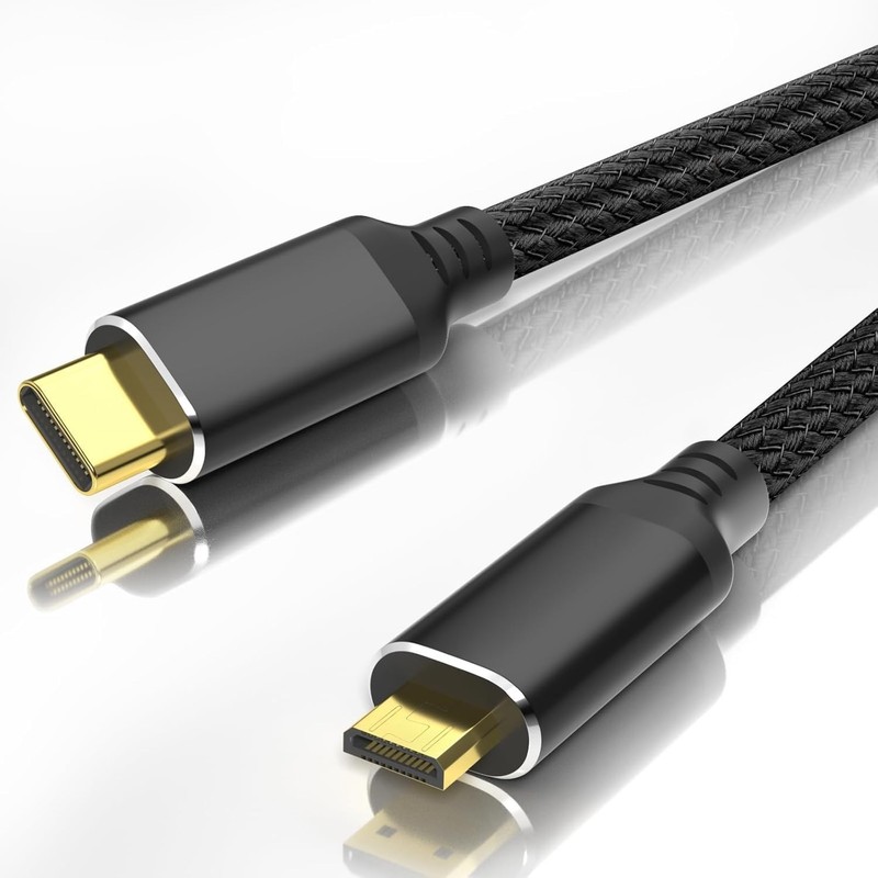USB C to Micro HDMI Cable 3FT Nylon Braided – 4K@60Hz