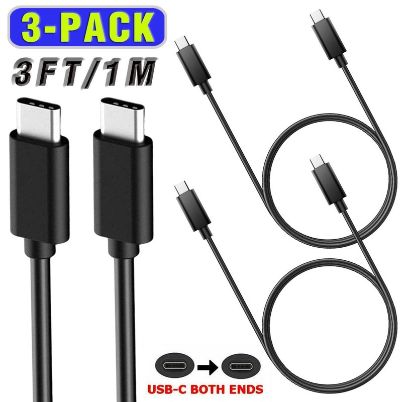 3-Pack 3ft USB-C to USB-C Fast Charger Cable Cord For iPad Pro Pro 11-inch M5/M4