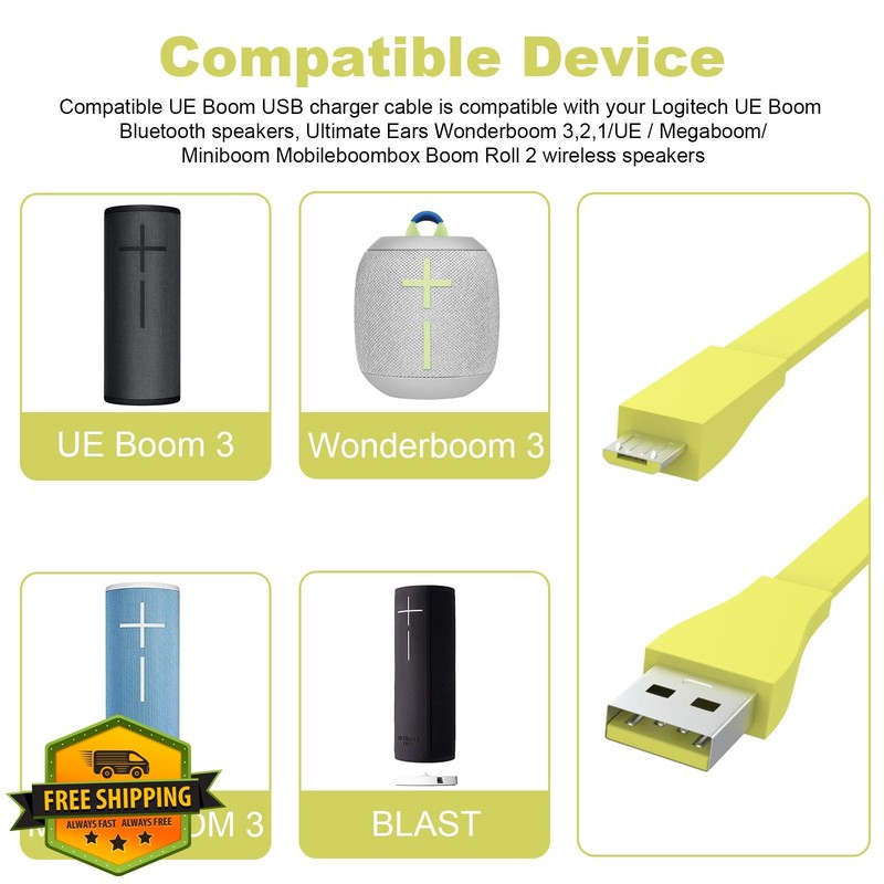 Xivip UE Boom USB Charging Cable 3.9 FT gallery