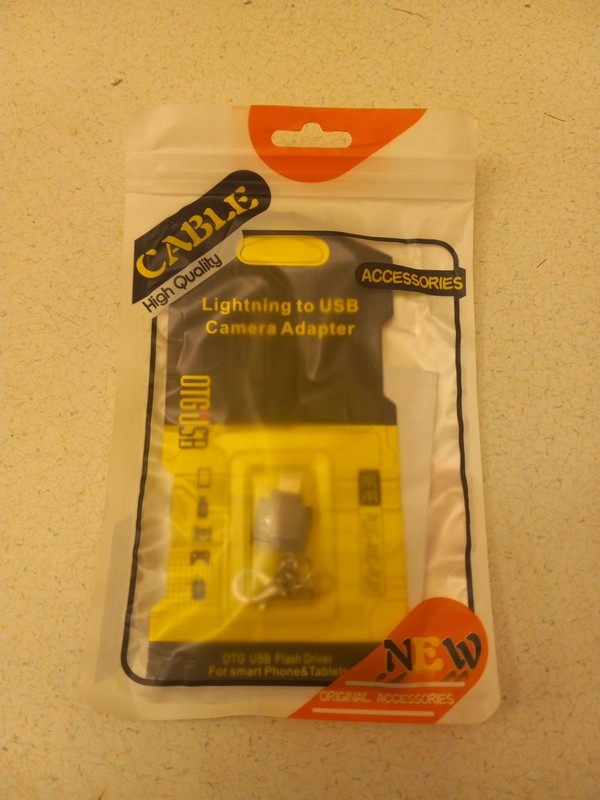 Lighting To USB Camera Adaptor NEW