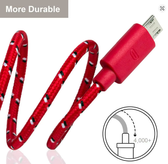OLAF Micro USB Cable 3A Fast Charging Nylon Braided Cord For Samsung Huawei gallery