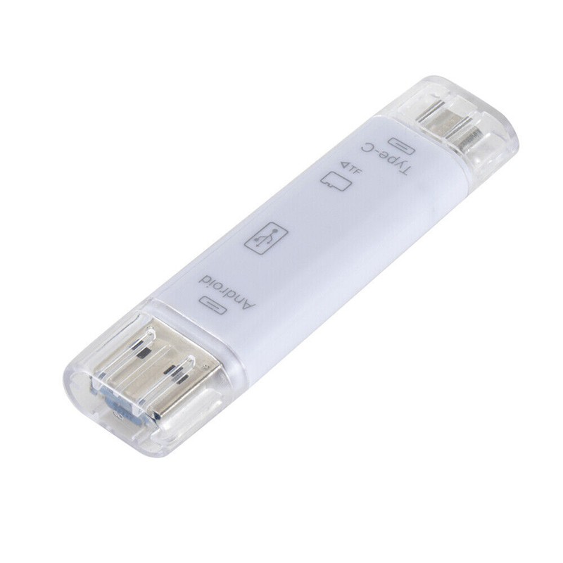 5 in 1 USB Type C / USB / Micro USB SD TF Memory Card Reader OTG Adapter gallery
