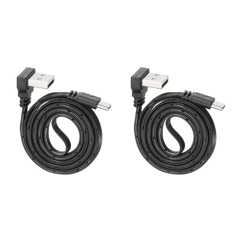 90 Degree USB A to USB C Cable, 39.4″ UP&Down Angle USB A to USB C Cable