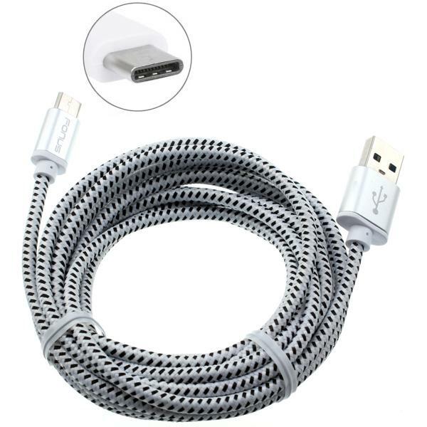 For Samsung Galaxy S10 BRAIDED 6FT LONG TYPE-C CABLE CHARGER POWER CORD WIRE
