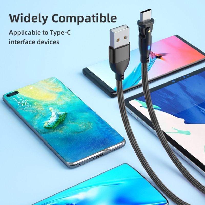 Braided USB to USB C Cable for Fast Data Transfer 3A Charging Cord Wire gallery