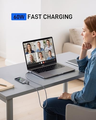 USB to USB C Cable 60W Fast Charging [2 Pack 6FT], USB A to USB C Cable for gallery