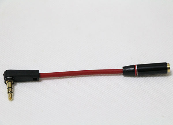 3.5mm Stereo Audio Headphone Cable Extension Cord Male – Female Right Angle 10CM