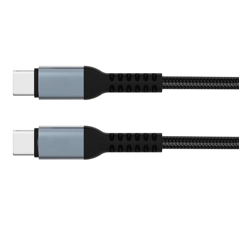 100/240W USB C to USB C Sync Data Fast Charging Cable Nylon Braided 480mbps