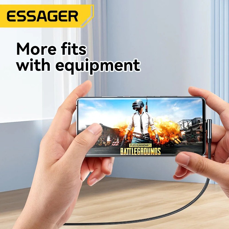 Essager PD 100W USB C To Type C Charger Cable 5A Fast Charing Cord For Macbook gallery