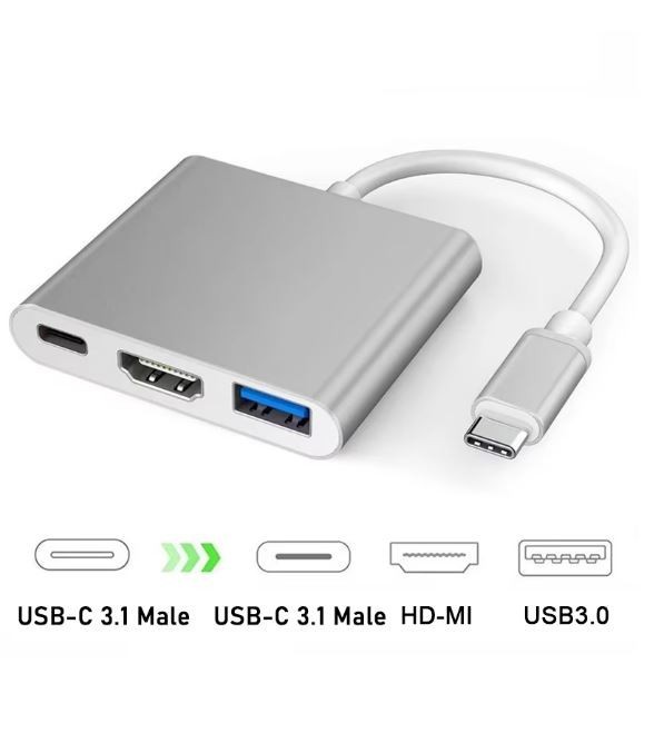 USB Type C to HDMI HDTV TV Cable Adapter Converter For USB-C Phone Tablet Lot