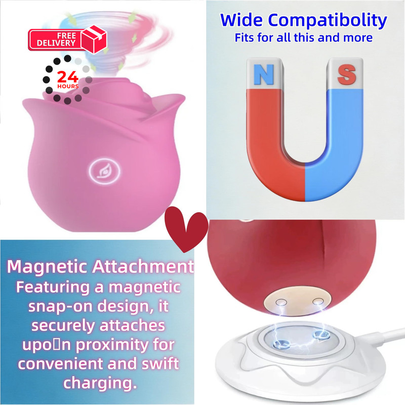 Rlissfiose 2Pack 12mm Rose Charger Magnetic Replacement Cable gallery