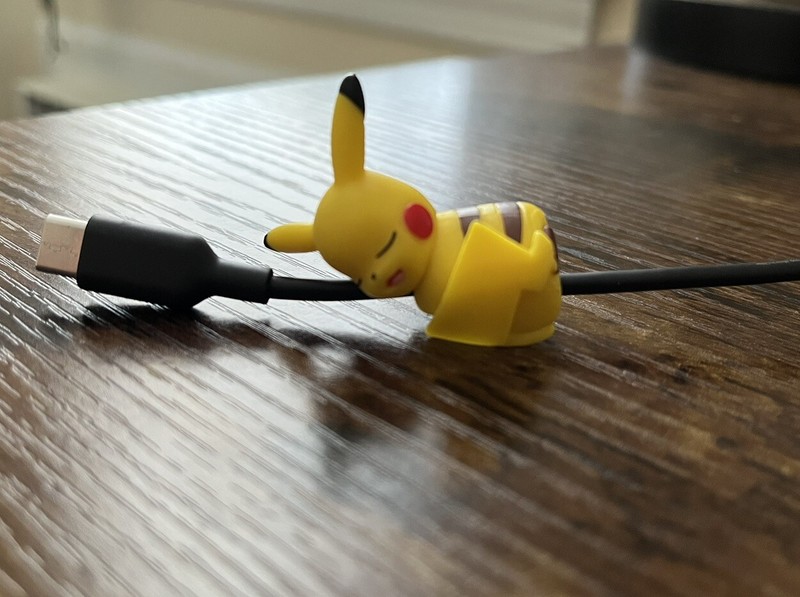 Pokemon Pikachu USB Phone/Laptop Charger Cable Protector Anti-Breaking Cover gallery
