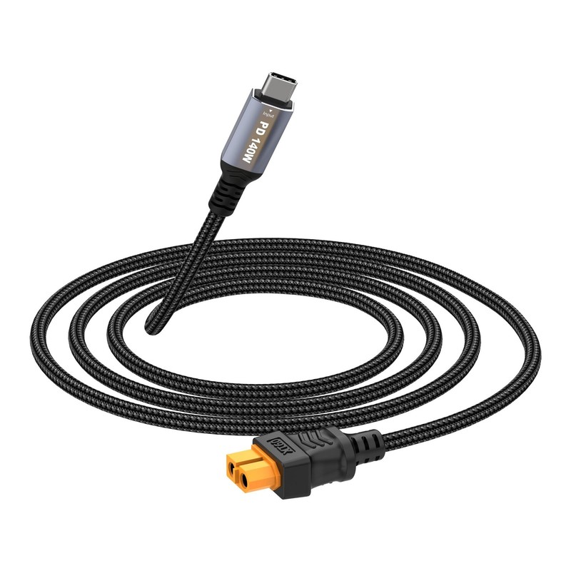 3.3ft USB C to XT60 Adapter Cable, SC100 Protocol Type-C Male to XT60 Female