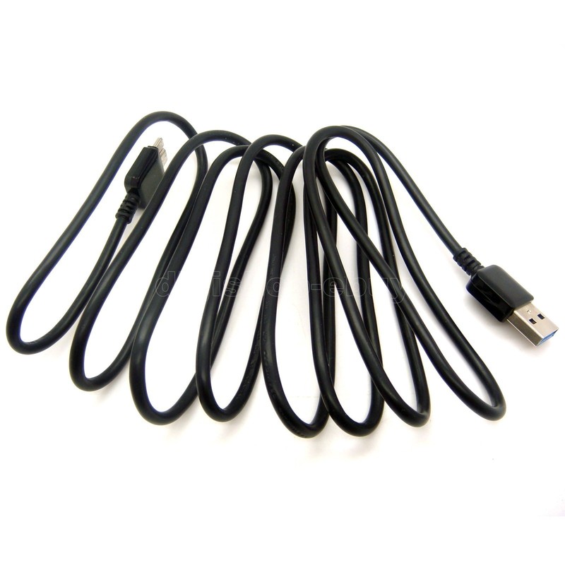 USB PC Cable Cord for Toshiba Canvio 500GB GO Cloud Backup Portable Hard Drive