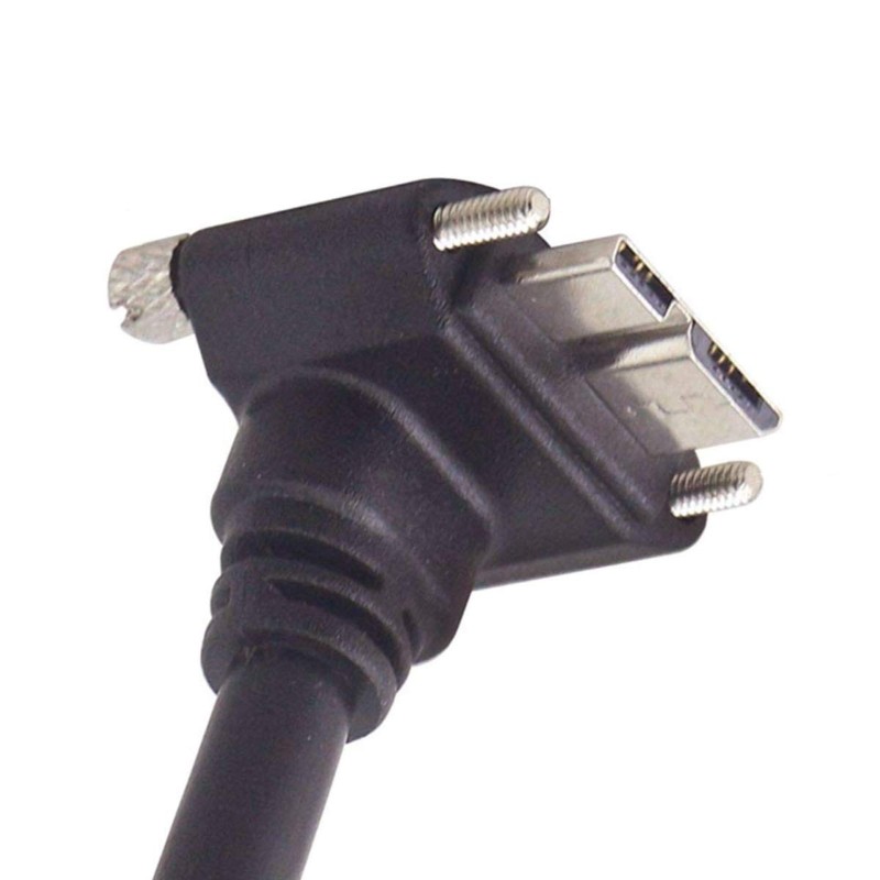 Micro USB 3.0 Cable Type A Male to Micro B Male 90 Degree 3.0M gallery