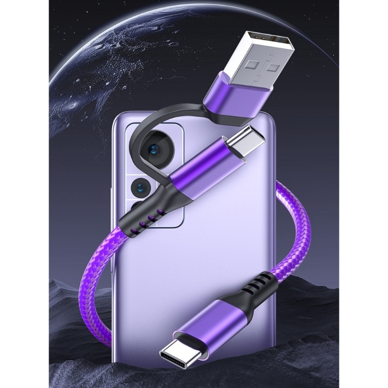Universal Type C/USB to Type C Charging Cable 60W Super Fast Charging Wire gallery