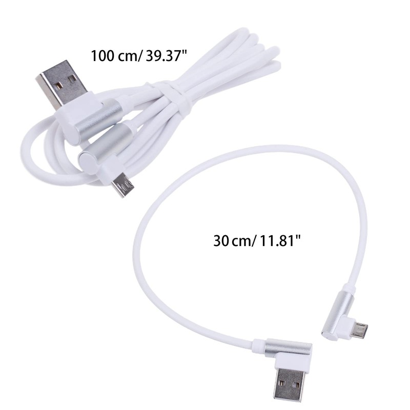 90 Degree USB Cable Right Angle L Shape Data Sync Charging Cord 0.3m gallery