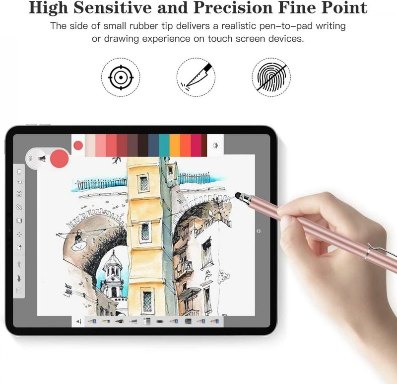 For SAMSUNG GALAXY PHONE TABLETS PINK STYLUS TOUCH SCREEN ALUMINUM PEN FIBER TIP gallery