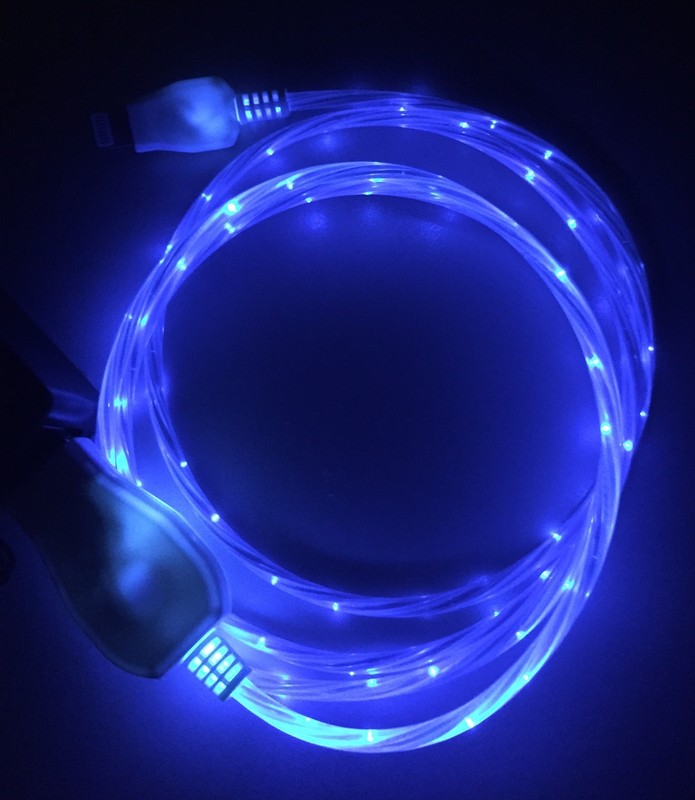 FLOW LIGHT-UP 3FT LED el data USB charger cable FOR Apple iPhone 8 7 6 plus 5 14 gallery