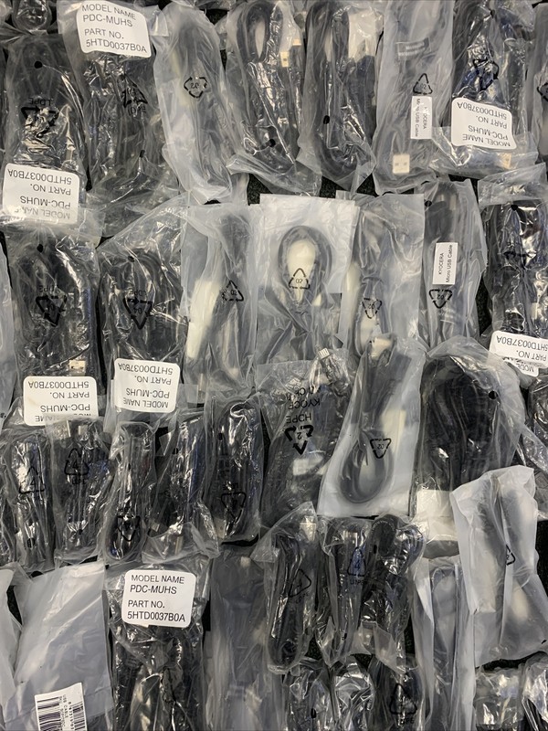 Lot of 109 NEW Micro B USB Cables for Cameras & Phones gallery