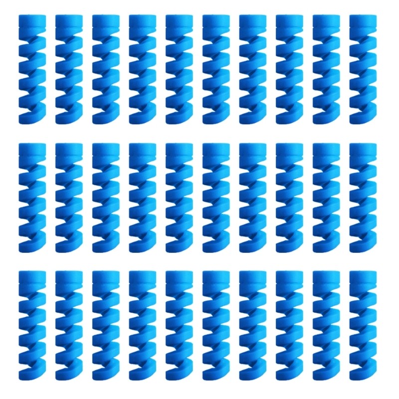 30Pcs Silicone Flexible Wire Protector Spirals Cable Protector Sleeve Wire Saver gallery