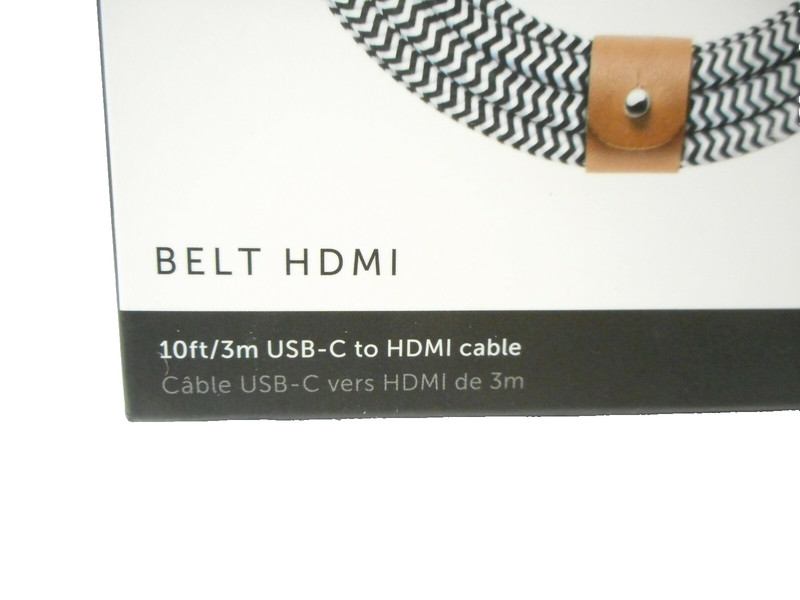 NEW Native Union - 10' External Video Adapter (USB-C to HDMI cable) - Zebra gallery