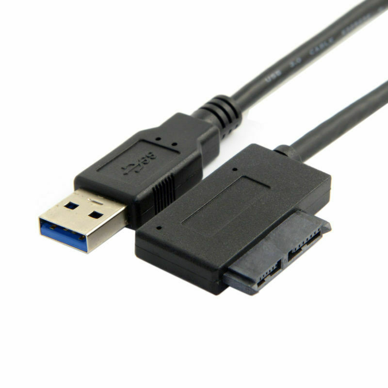 USB 3.0 to 7+6 13pin Slimline Sata Adapter Optical Drive Cable for CD DVD Rom gallery