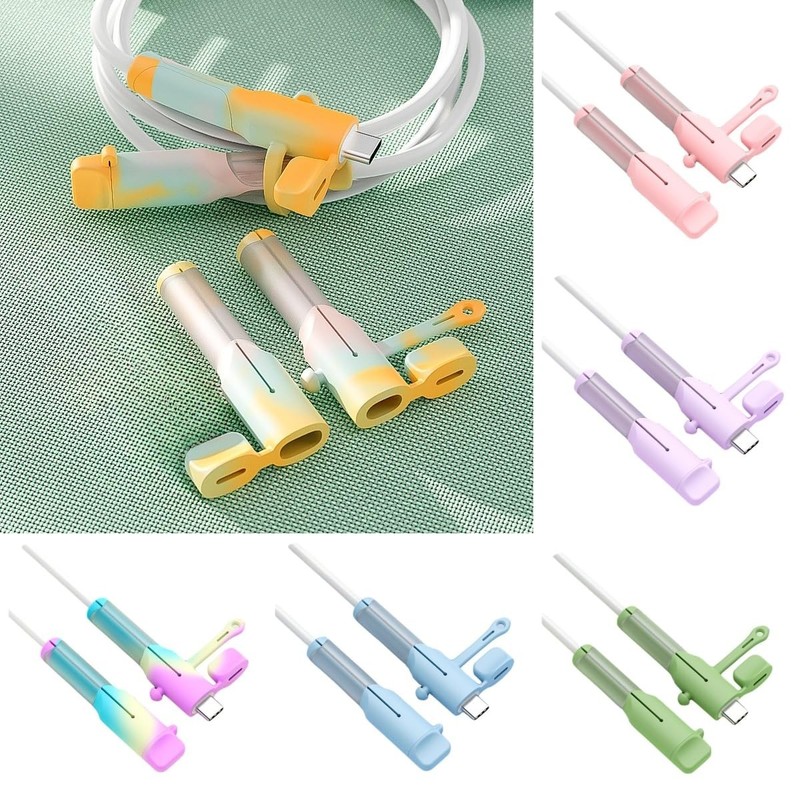 6-in-1 USB C Cable Protector Bundle - 6 Sets, 12pcs gallery