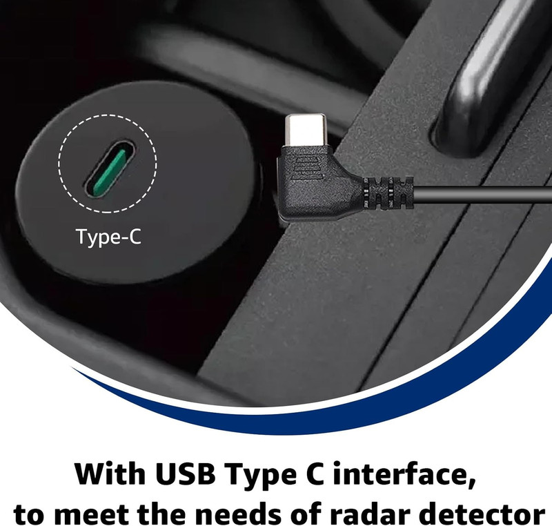 Upgraded USB-C to RJ11 Power Cord, 3.3Ft Length, Compatible with Escort MAX360 M gallery