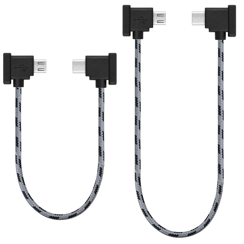 Micro USB C Remote Controller Cables 1ft 0.5ft for DJI Mavic Mini SE Pro Air
