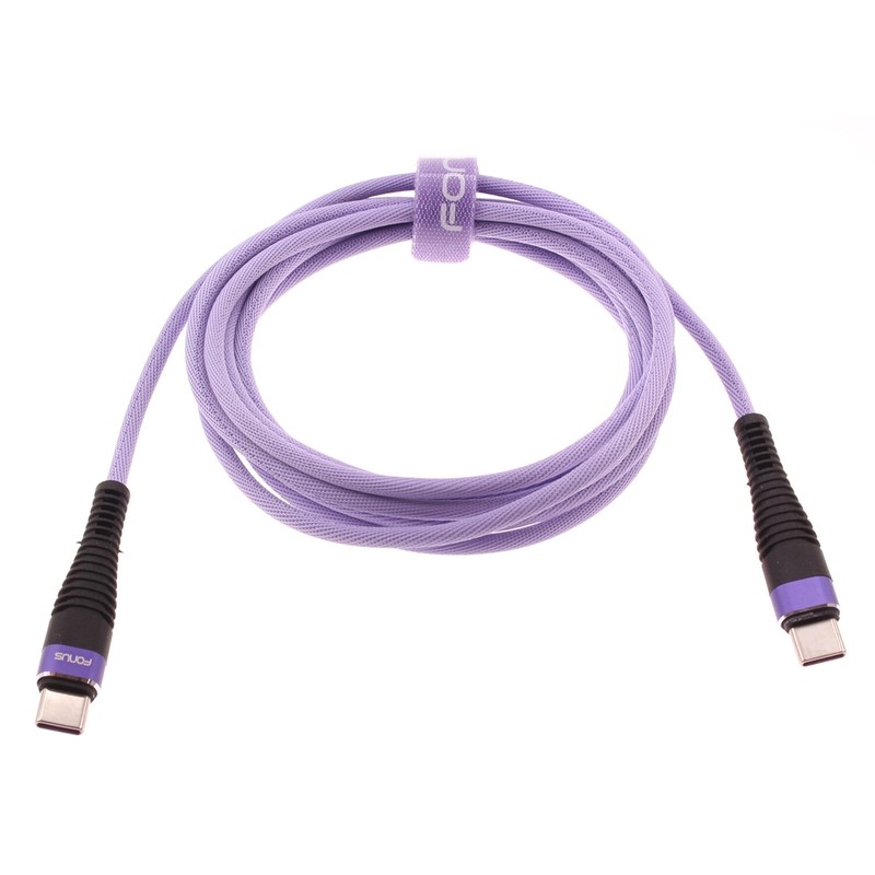 For Samsung Galaxy S23/Ultra/Plus – Type-C to USB-C Purple 10ft PD Cable Fast