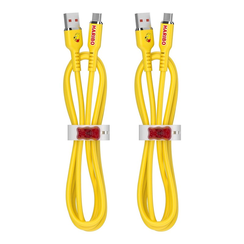 Haribo USB to USB A Cable (2 Pack, 4.9ft), Fast Charging, Soft Silicone, USB ... gallery