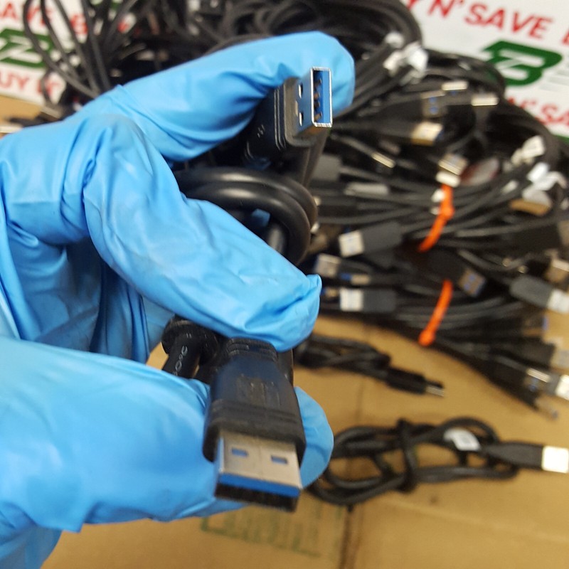 Lot of 53 - Dell 09FPR7 USB Cables Cords Type A to Type A - USED gallery