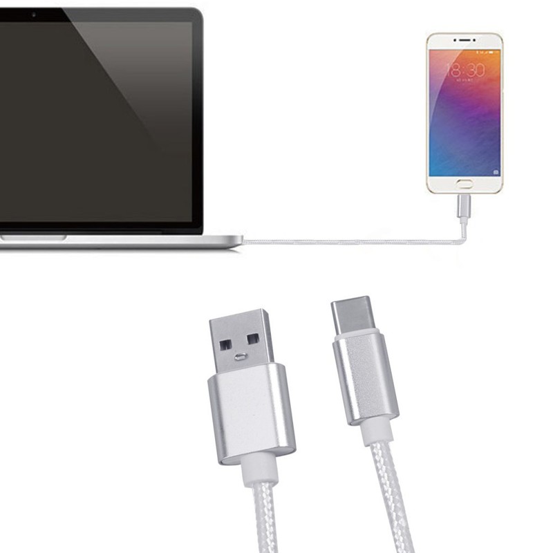 1 Pack USB Type C Cable Nylon Grey for Fast Charging gallery