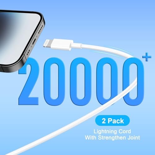 [Apple MFi Certified] iPhone Charger Fast Charging 6FT Compatible 20WC-L White gallery