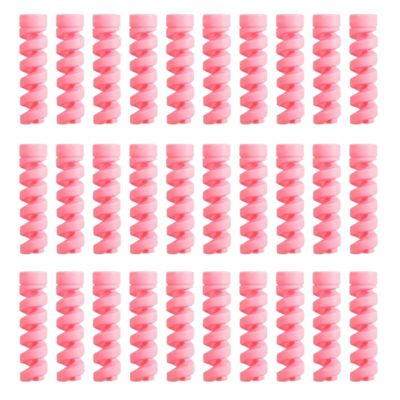 30Pcs Silicone Flexible Wire Protector Spirals Cable Protector Sleeve Wire Saver gallery