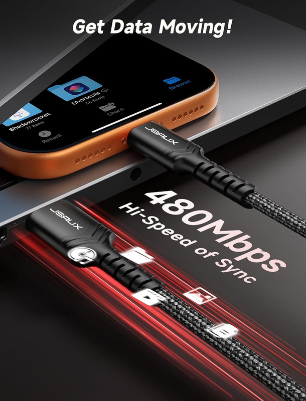 Cable USB C 3.1A Carga Rapida 3 Piezas 10 6.6 3.3 Pies USB A a Tipo C Cable gallery