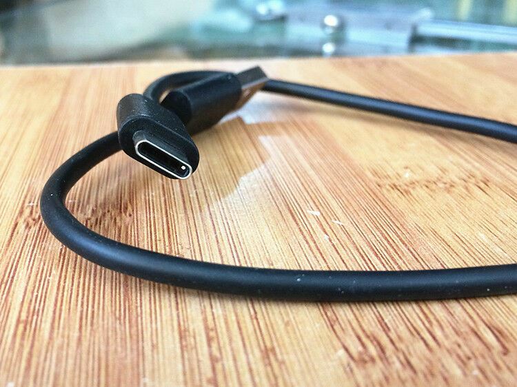 BLACK 1FT SHORT TYPE-C USB CABLE CHARGING POWER CORD for USB-C SMARTPHONES gallery