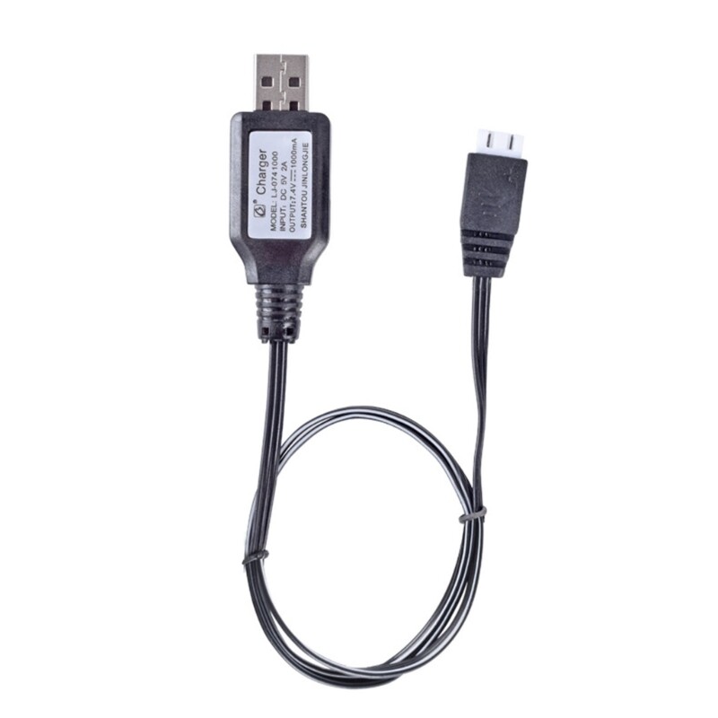 USB Charger Cable Cord with XH-3P Reverse Connector for 2S 7.4V LiPo Battery