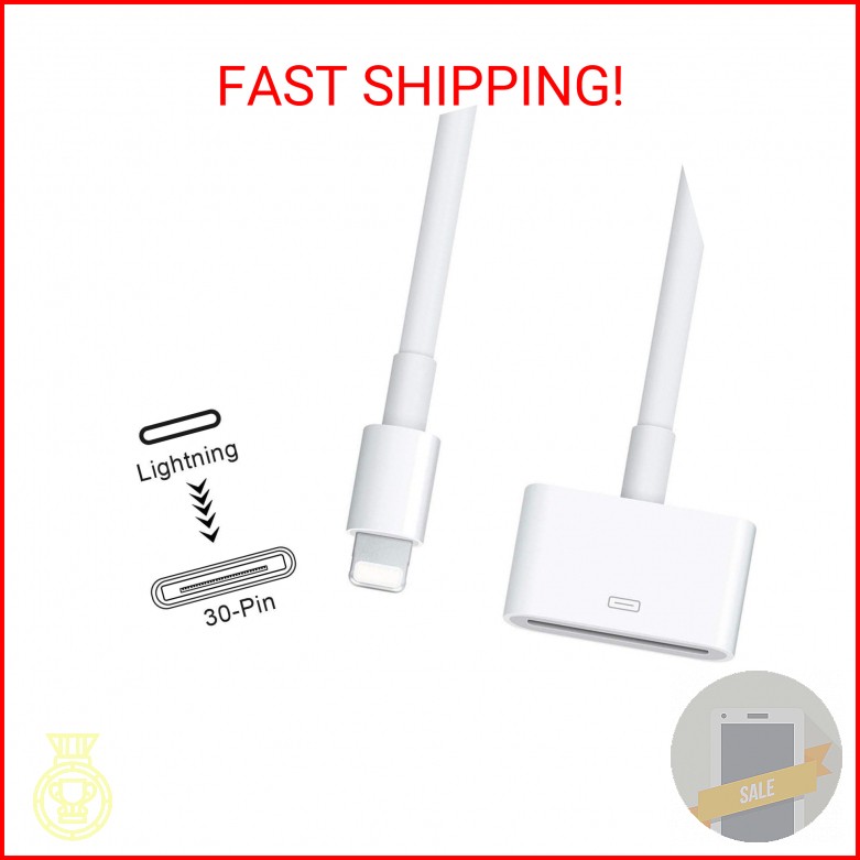 [Apple MFi Certified] Lightning to 30 Pin Adapter for iPhone, 8 Pin to 30 Pin Ch gallery