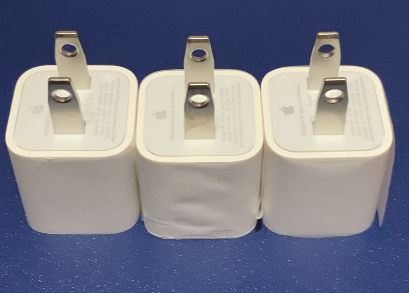🏯 Apple 5W USB Power Adapter Wall Charger X Apple/ Samsung‼️Lot Of 3🆕As Shown
