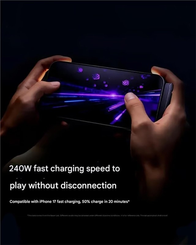 Tangle-Free 2-in-1 Charging Cable with Ergonomic Design and Phone Holder Stand gallery