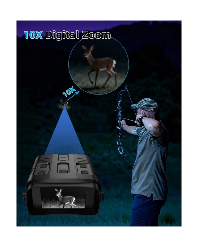 4K Day/Night Vision Goggles | Smart App Night Vision Binoculars - U... Fast Ship gallery