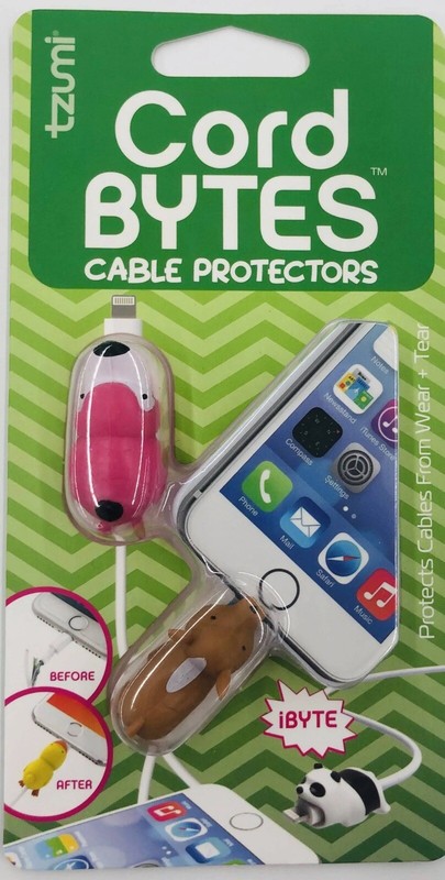 2 Pack of Tzumi Cord Bytes Cable Protectors NIP