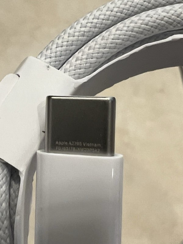 Apple 20W Adapter And Braided Cable USB-C to USB-C Fast Charging iPhone iPad ! gallery