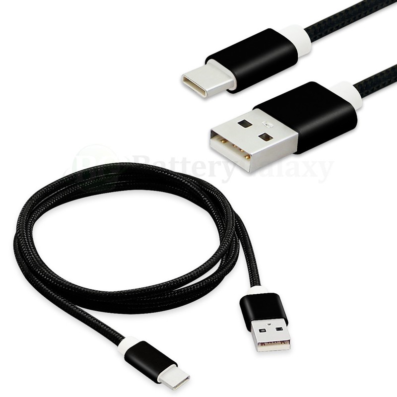 1-100 Lot USB Type C Braided Cable Cord for Samsung Galaxy S9 S9+ Plus Note 9