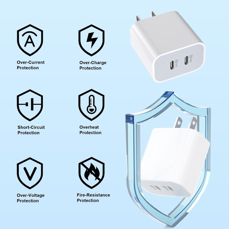 2 Pack Apple MFi Certified Fast Charger For iPhone 10FT USB C To Lightning Cord gallery