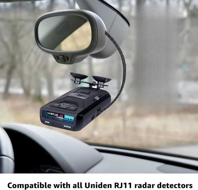 RJ11 Mirror Tap Power Cord Compatible with Uniden Radar Mirror Wire Detectors... gallery