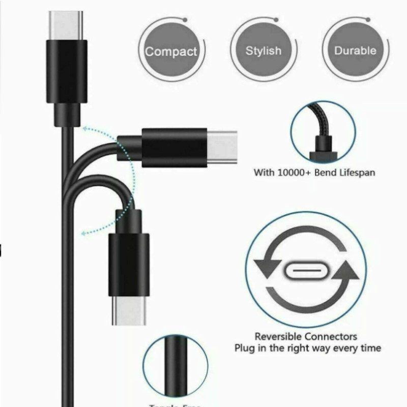 USB Type C to USB 2.0 Data Sync Charging Cable For One Plus 5T & One Plus 2 gallery